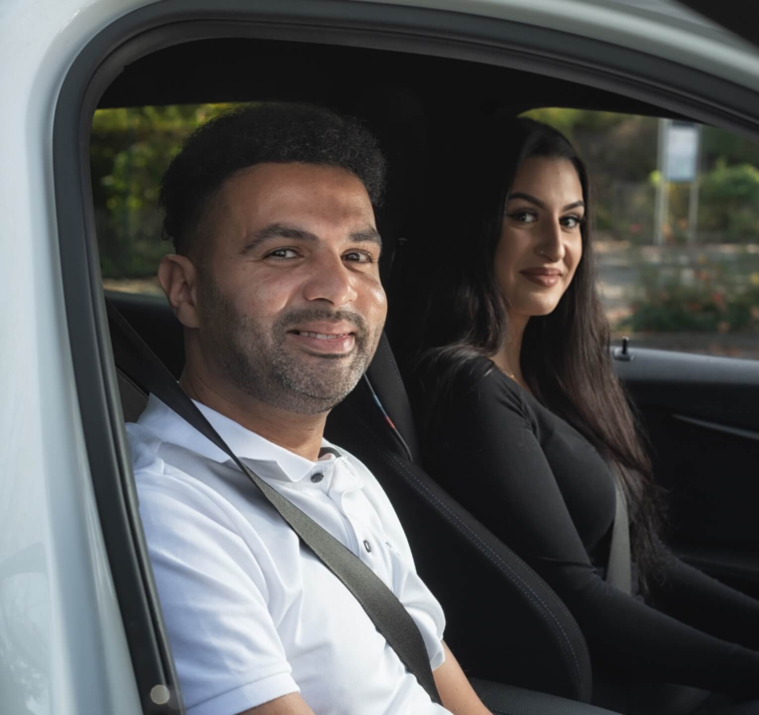 Lektionen ausschliesslich im Prüfungsgebiet – Fahrlehrer mit Fahrschülerin im Prüfungsgebiet
