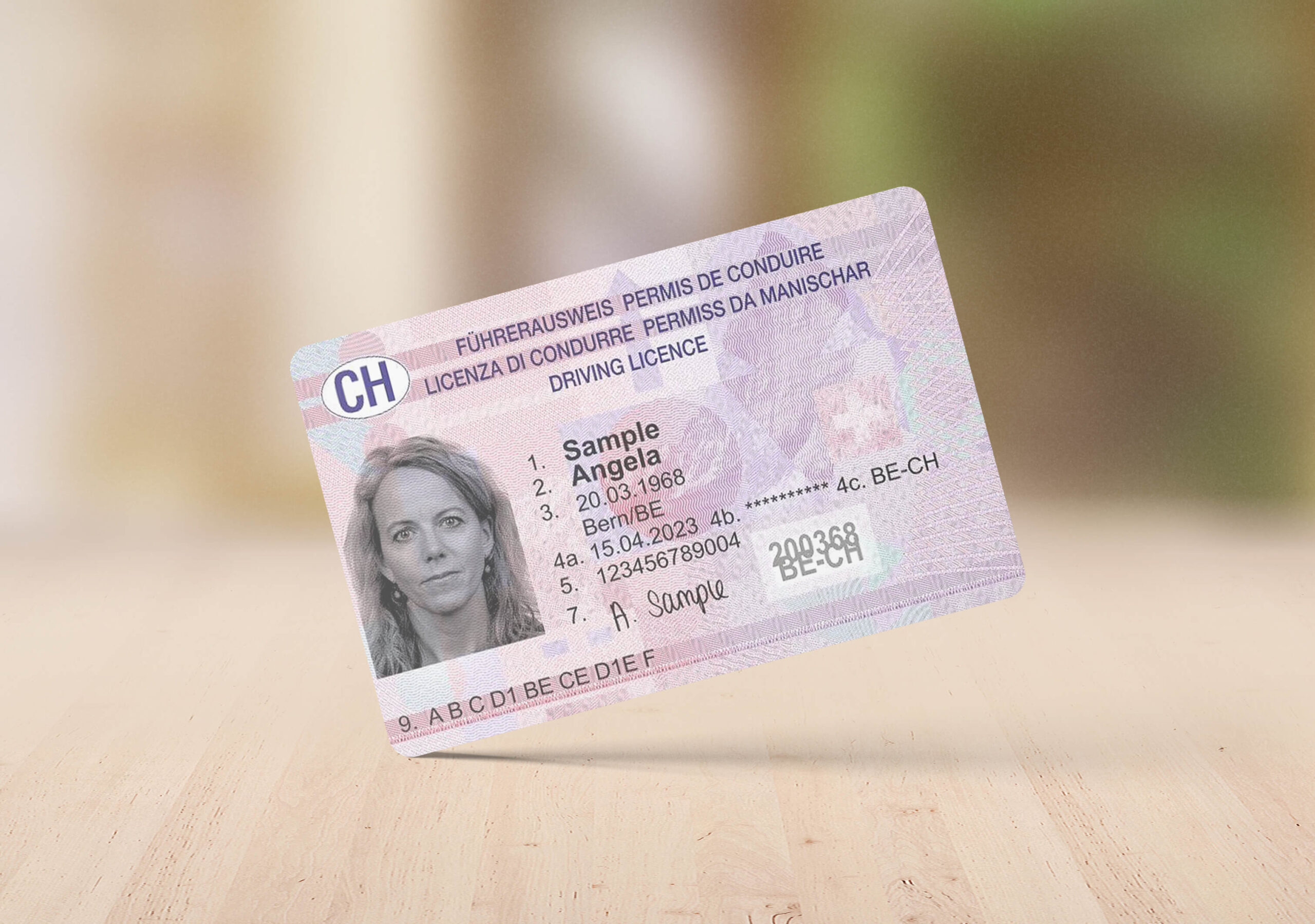 Neues Design für Schweizer Führerausweis