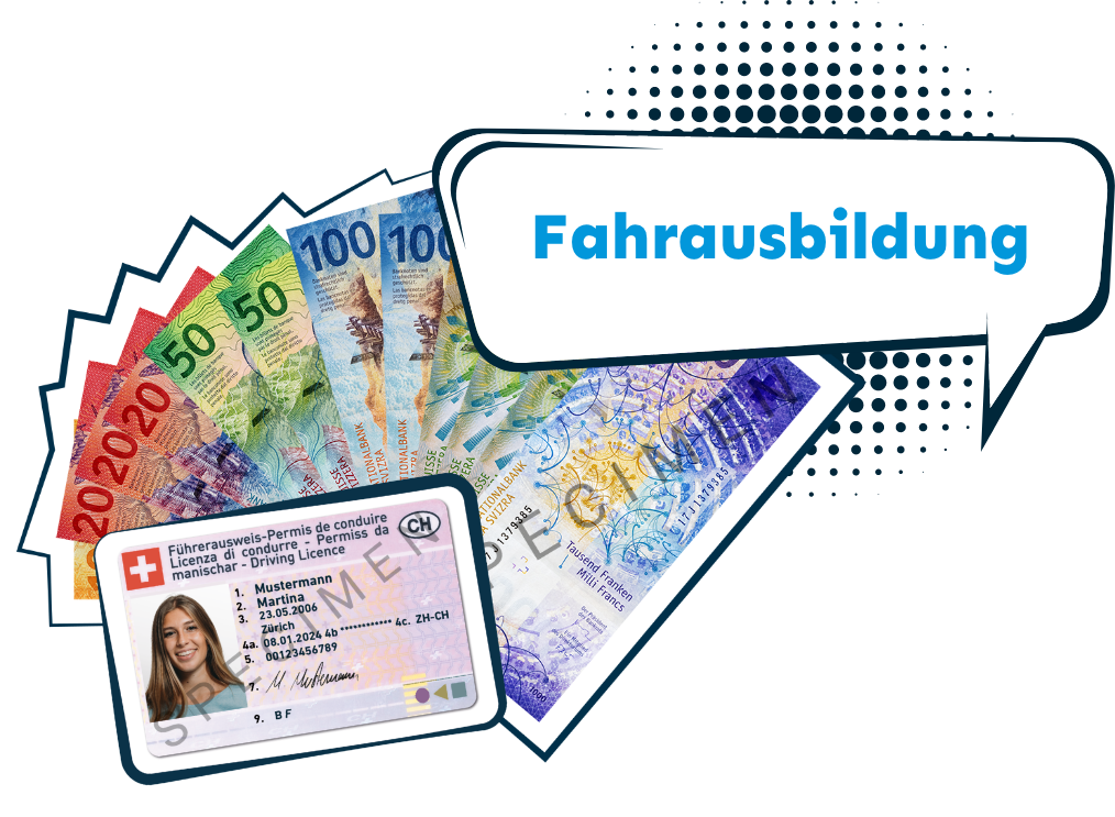 Symbol der Fahrschule Suli, das darauf hinweist, dass man die Fahrbildung gewinnen kann.