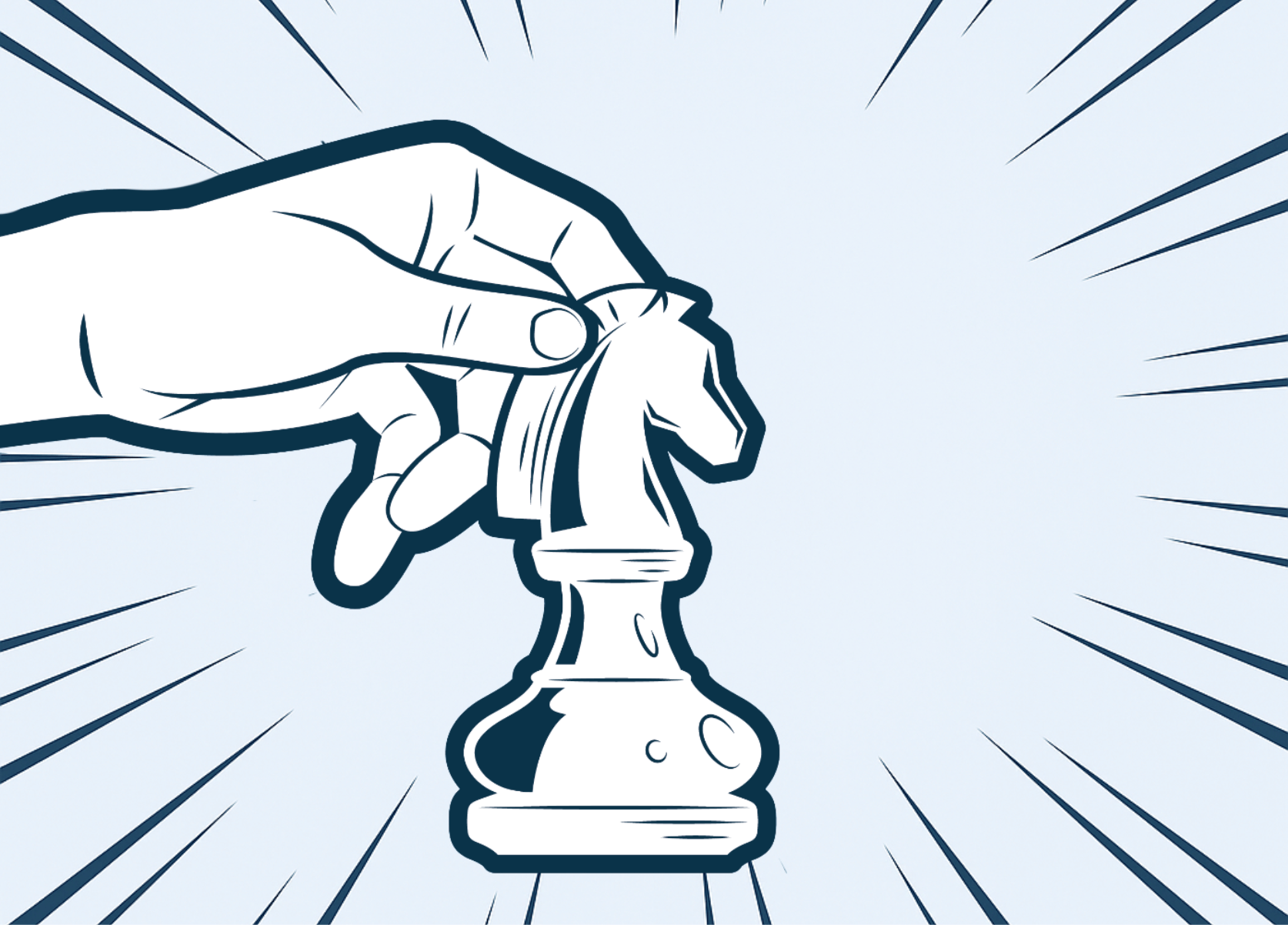 Schachfigur-Icon, das ein strategisches VKU-Gewinnspiel symbolisiert.